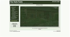 Desktop Screenshot of herbfarm.co.uk